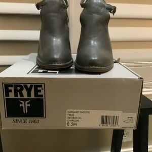 Frye Margaret Shootie Charcoal Boots